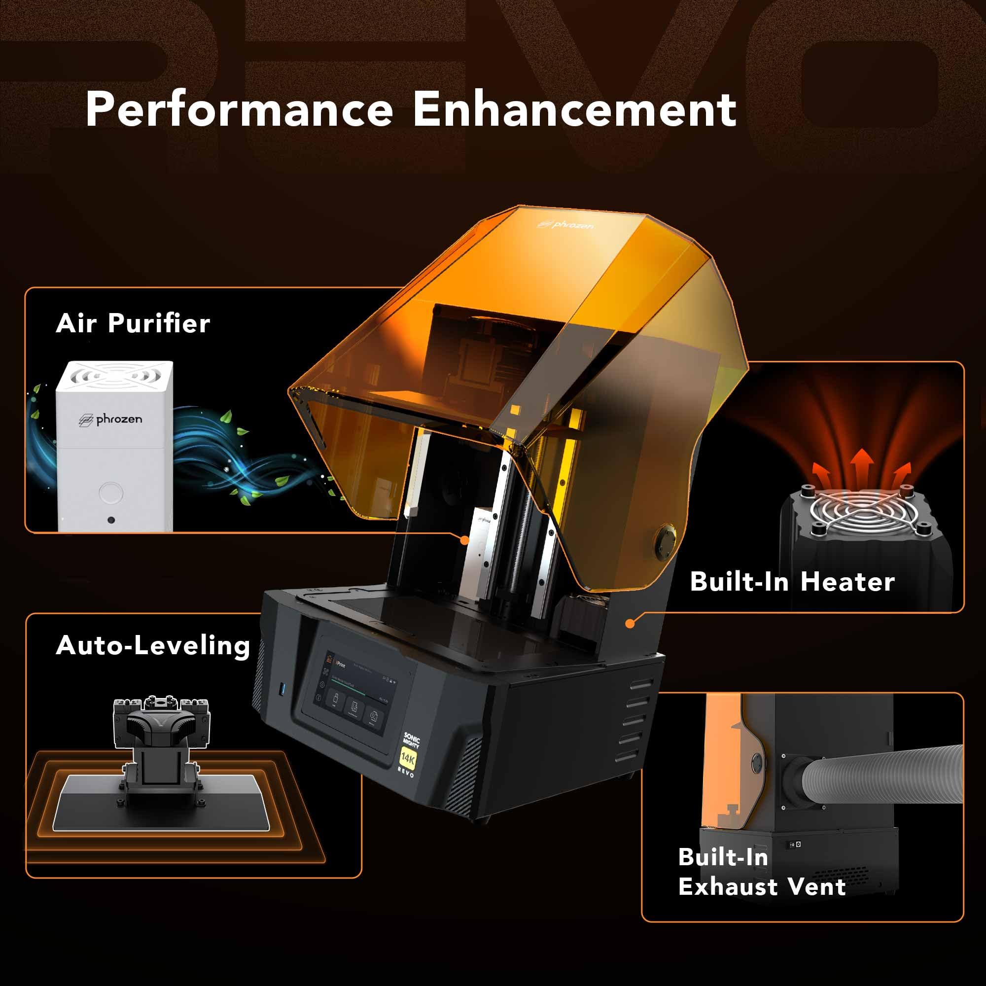 phrozen Sonic Mighty Revo LCD Resin 3D Printer, 14K Mono 10.1